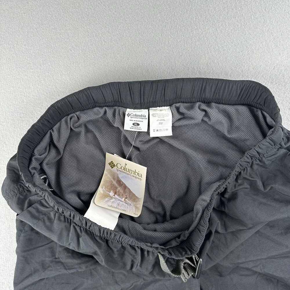 Columbia Men's XL Black Class IV Water Hiking Shorts Buckle NWT